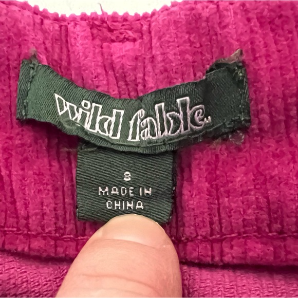 Pink corduroy skirt - Picture 3 of 3